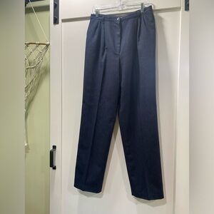 Vintage Norton McNaughton Dark Blue Pinstripe Pants